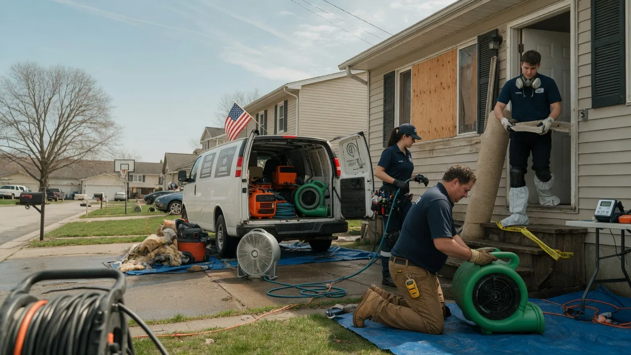 Water Damage Restoration in Claypool, IN near me